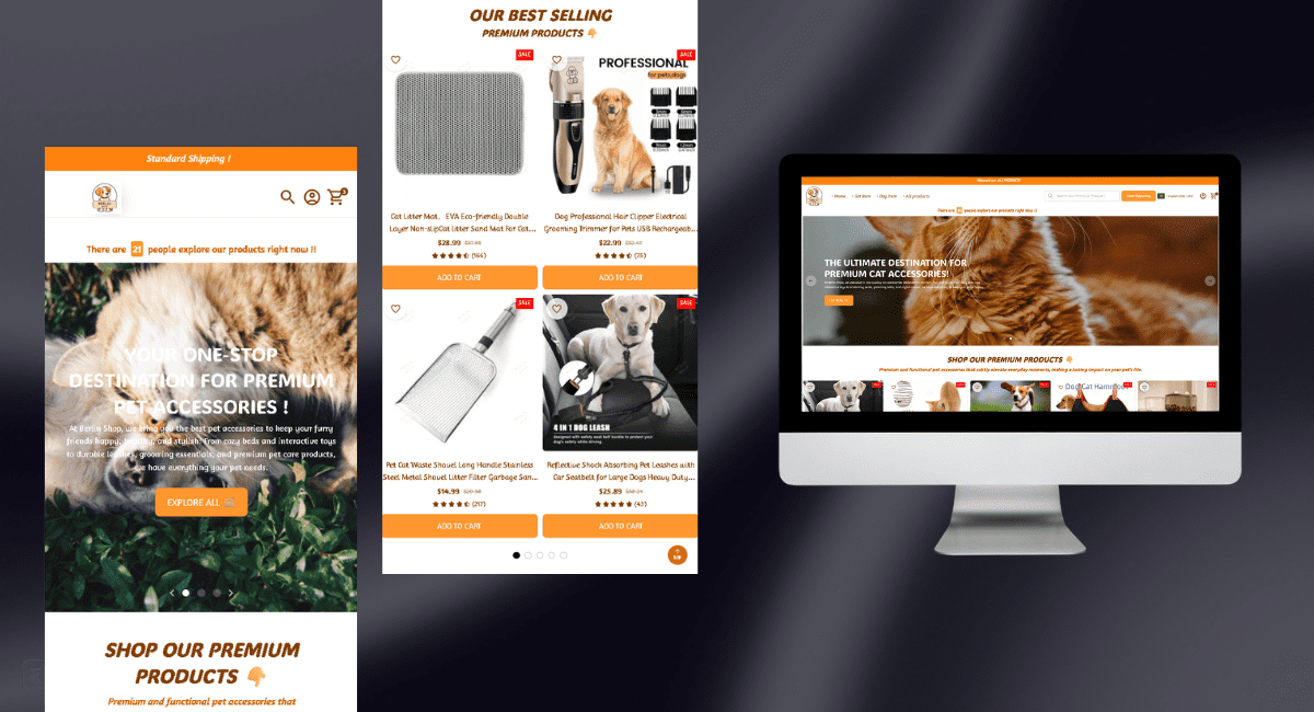 Berlin Shop – Pet Ecommerce Website Berlin Shop – Pet Ecommerce Website