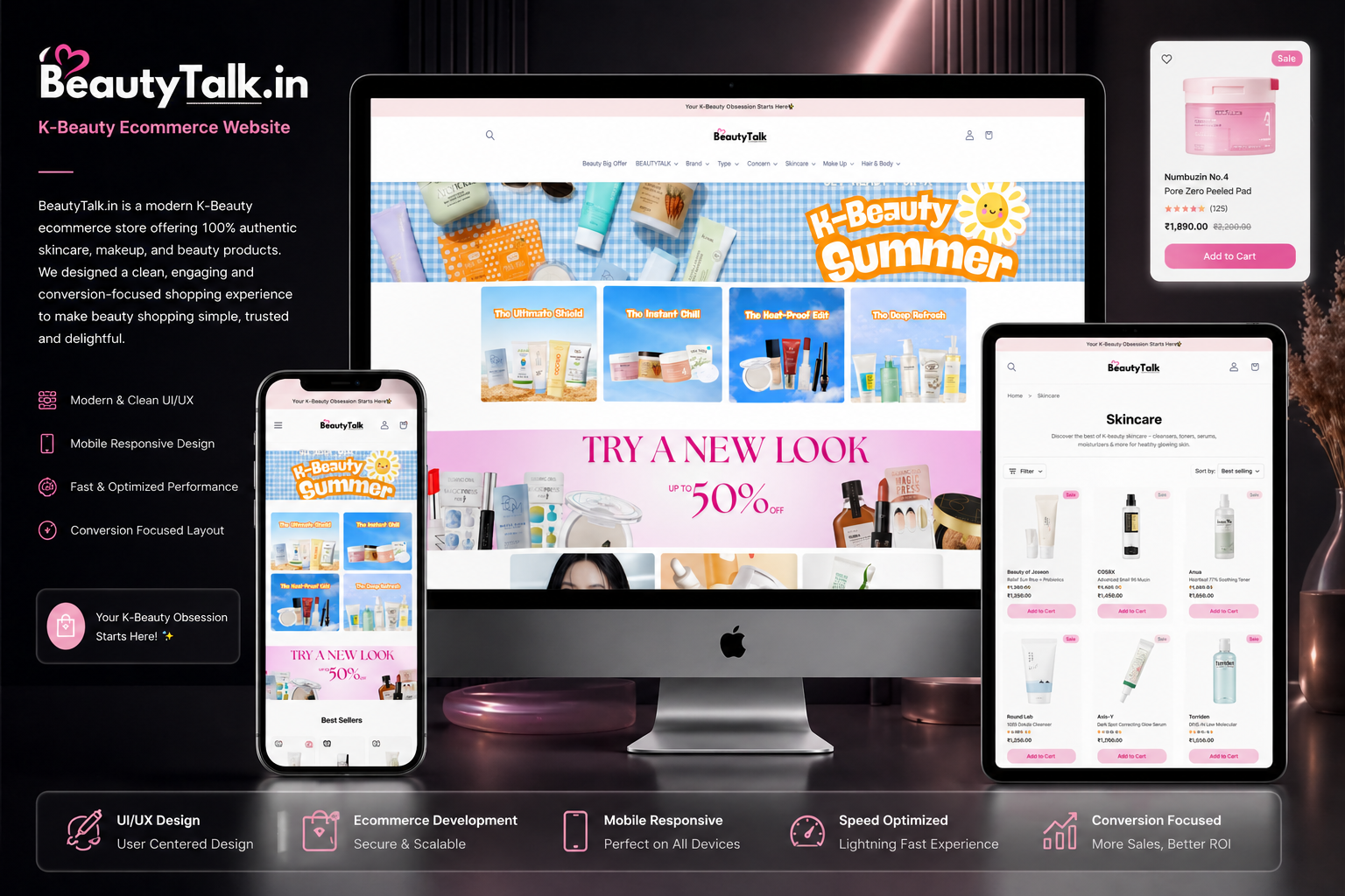 BeautyTalk.in – Ecommerce Website BeautyTalk.in – Ecommerce Website
