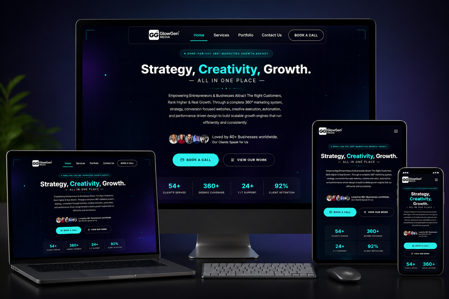 GlowGen Media – Digital Marketing Agency Website GlowGen Media – Digital Marketing Agency Website