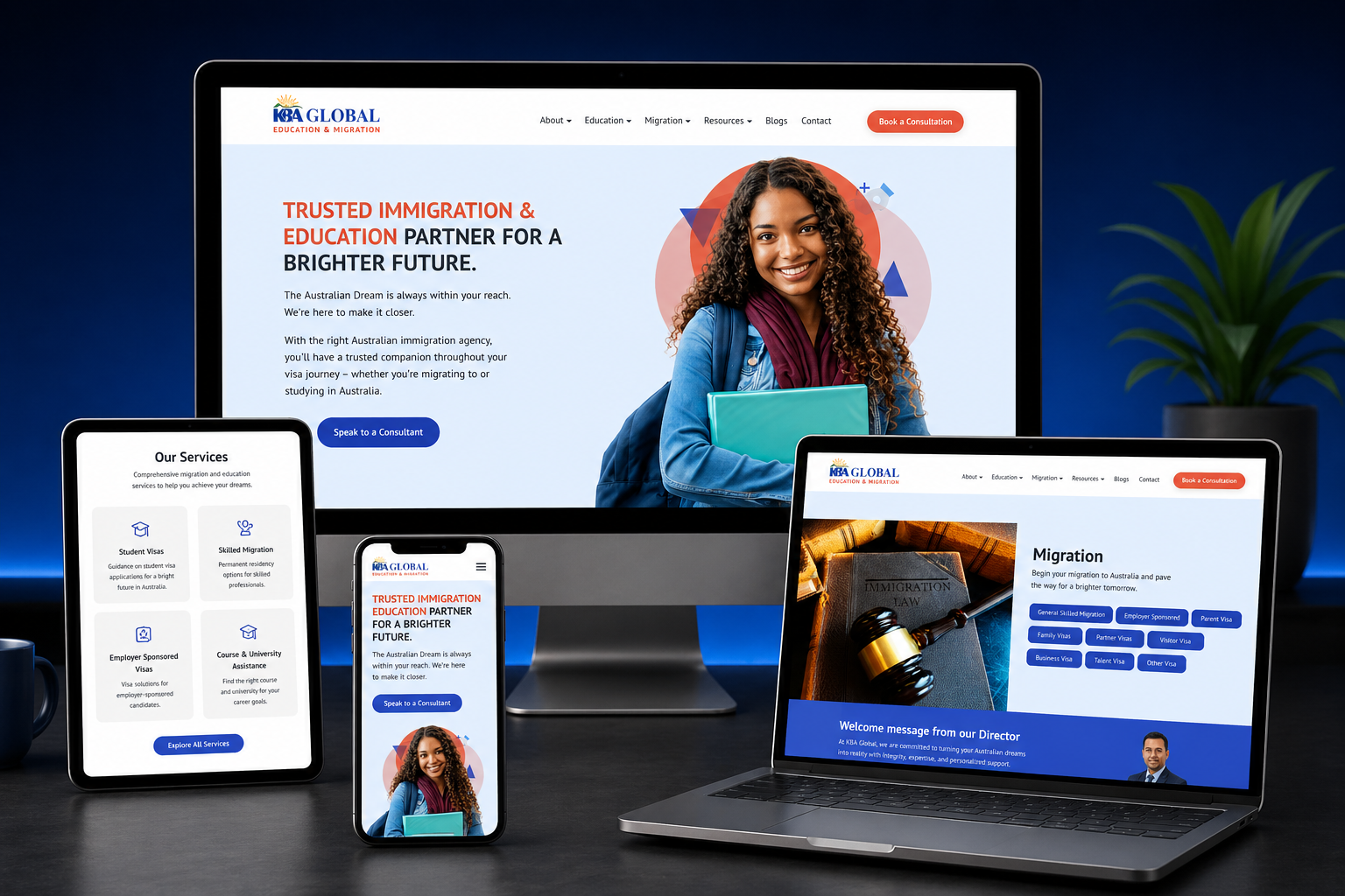 KBA Global — Education & Migration Website KBA Global — Education & Migration Website