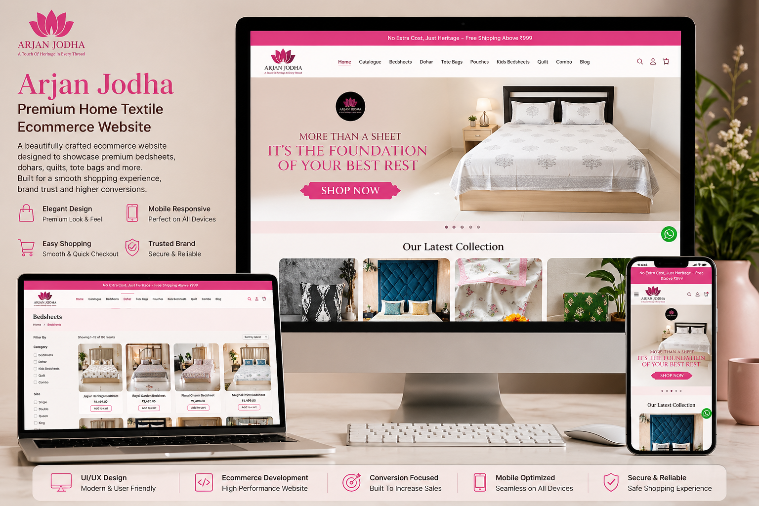Arjan Jodha – Ecommerce Website Arjan Jodha – Ecommerce Website