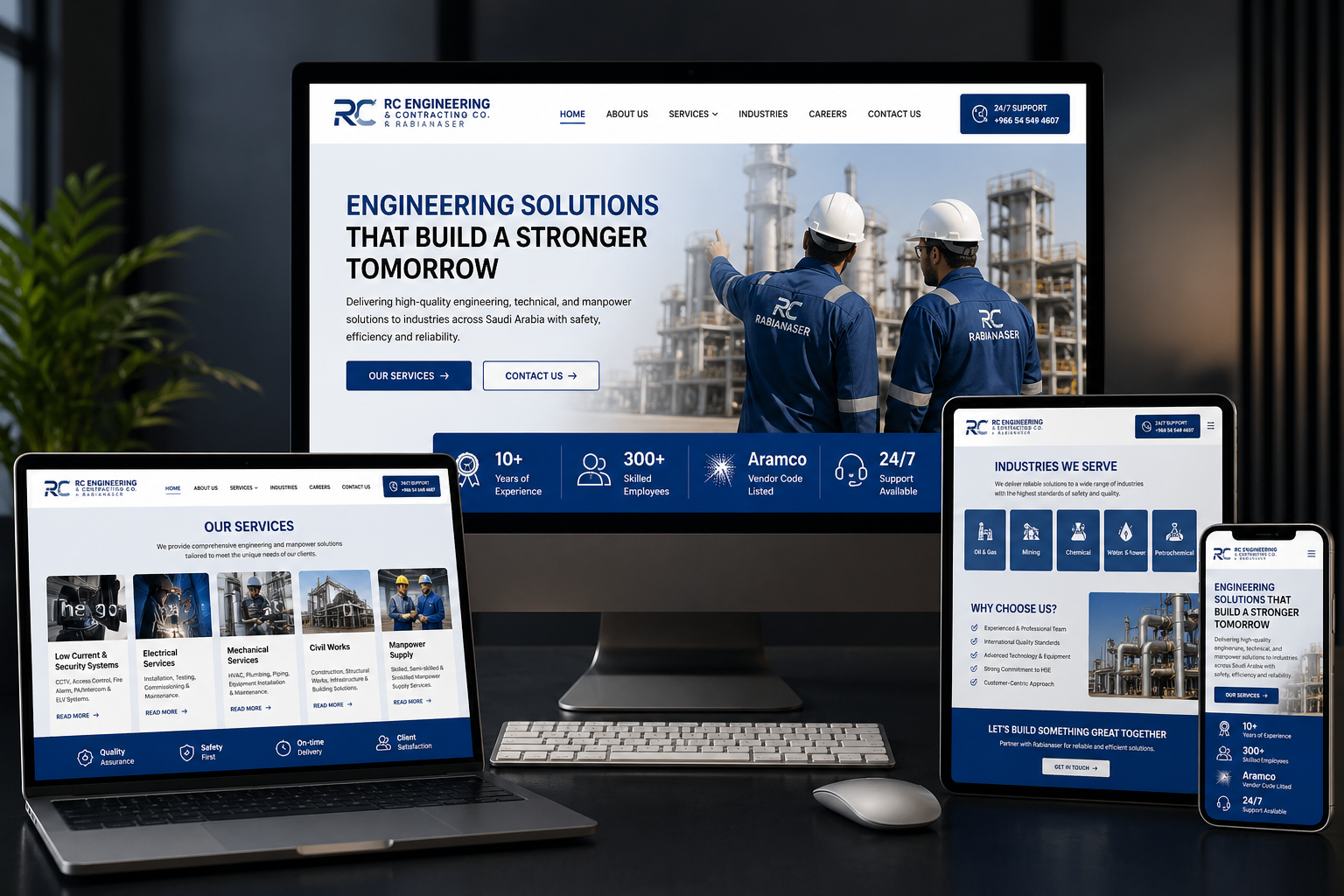 RC Engineering – Corporate Service Website RC Engineering – Corporate Service Website