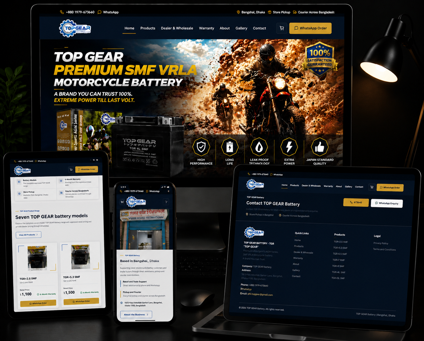 Top Gear Battery – Automotive Battery Brand Website